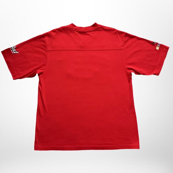 Dale Earnhardt Jr. Budweiser VTG Red SS Tee Mens Size M GUC - Picture 7 of 10